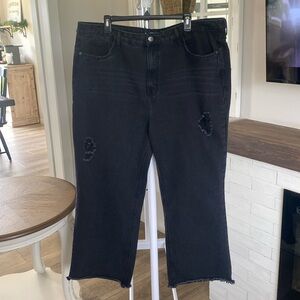 Lucky & Blessed black denim wash jeans